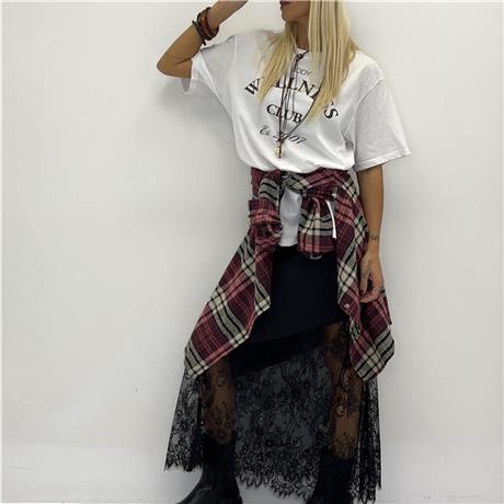 T-shirt con stampa WELLNESS